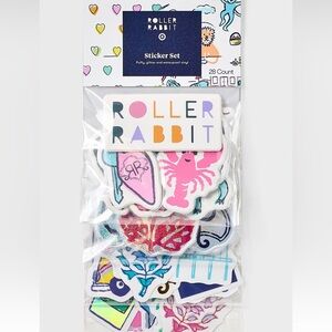 Roller Rabbit x target 28 ct sticker set